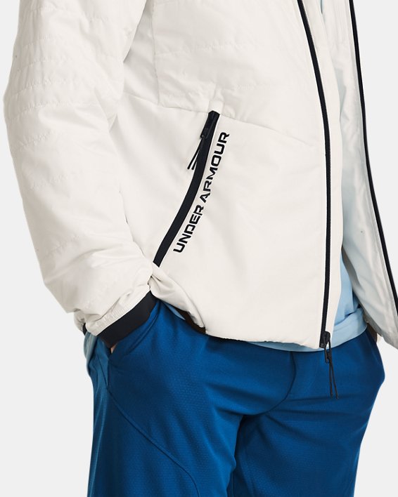 Men's UA Storm Session Hybrid Jacket, White, pdpMainDesktop image number 5